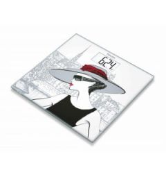 CÂN ĐIỆN TỬ MẶT KÍNH IN HÌNH CÔ GÁI BEURER GS209