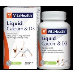 Thực phẩm bảo vệ sức khỏe VitaHealth Liquid Calcium & D3