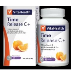 Thực phẩm bảo vệ sức khỏe VitaHealth Time Release C+ (30 viên)
