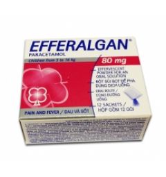 THUỐC EFFERALGAN 80mg ( gói )