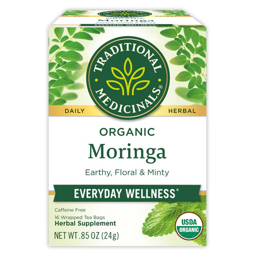 Traditional Medicinals, Organic moringa everyday wellness , 16 Wrapped Tea Bags